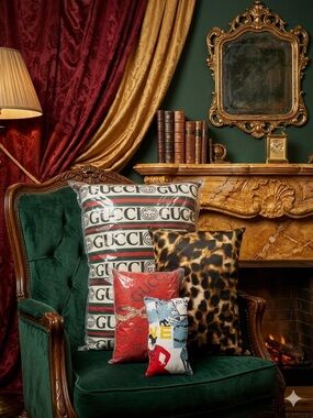 Boujie Bag Pillows - Set of 4 (Choose Your Print)Please read description.